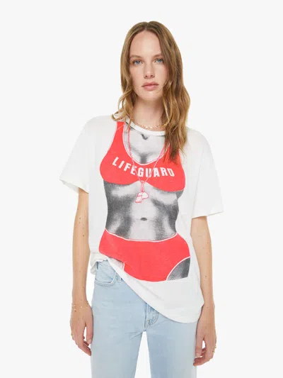 Mother The Rowdy Lifeguard T-shirt In White
