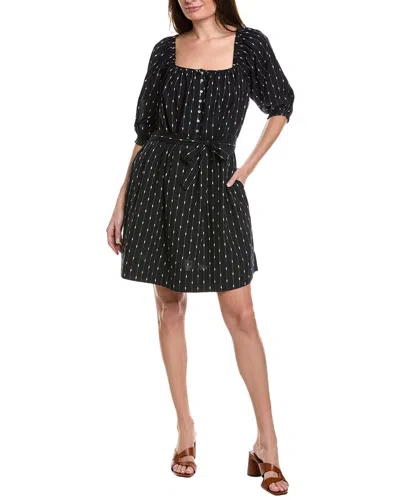 Mother The Run Wild Mini Dress In Black