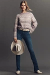 Mother The Runaway Mid-rise Bootcut Jeans In Blue