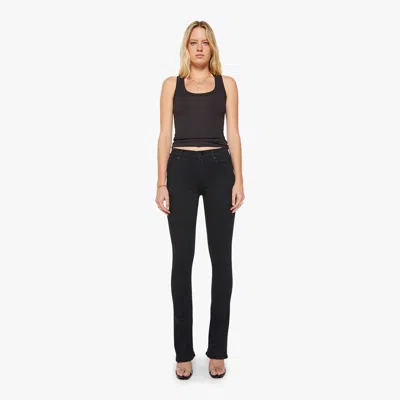 Mother The Runaway Not Guilty Jeans In Black