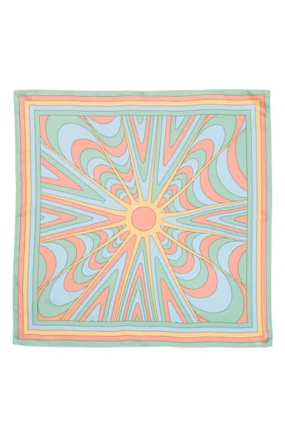 Mother The Scarf It Down Silk Scarf In Multi