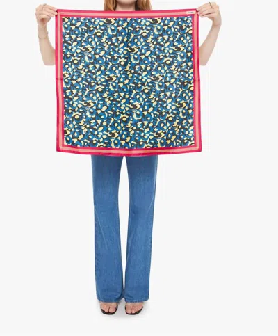 Mother The Scarf It Down Soft Spot Scarf In Multi In Blue