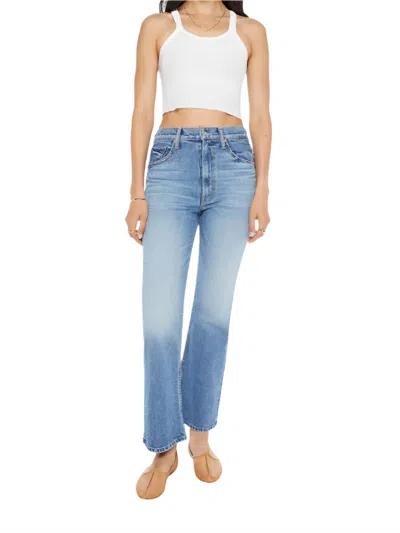 Mother The Scooter Ankle Flared Leg Jeans In I'm A Winner