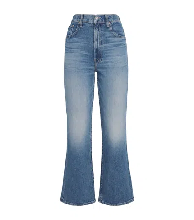 Mother The Scooter Ankle Jeans In Blue