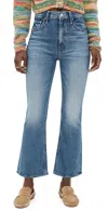 Mother The Insider Crop Step Fray Jeans Not Rough Enough In I'm A Winner