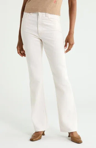 Mother The Scooter Skimp Jeans In White