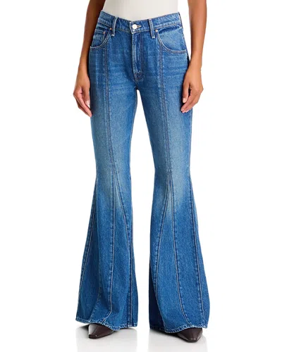 Mother The Seamed Dollop Heel Jeans In On Tap In Blue