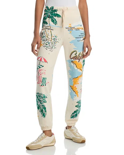 Mother The Seamless Lounger Ankle Sweatpants In Multi