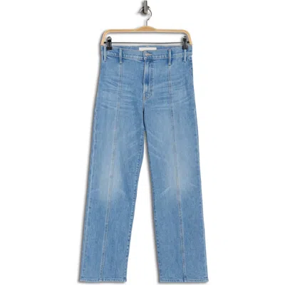 Mother The Seems Like Rambler Straight Leg Jeans In Blue