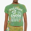 Mother The Short Sleeve Concert Sculpture Garden Shirt In Green