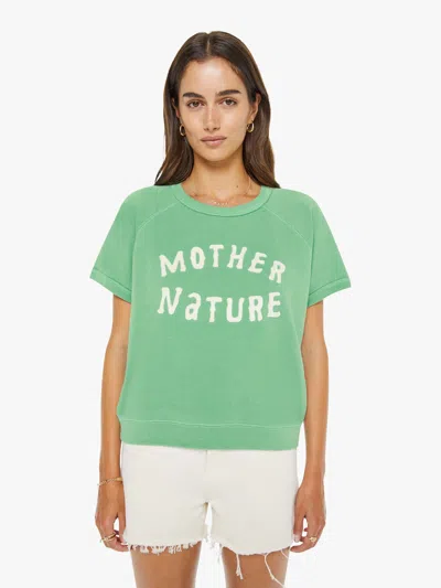 Mother The Short Sleeve Concert Nature Shirt In Green