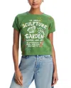 Mother The Short Sleeve Concert Sculpture Garden Shirt In Green