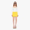 Mother The Short Term Memory Denim Miniskirt In Multi