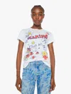 Mother The Sinful Bright Beaming Sweater In White - Size X-large