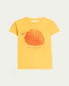 Mother Womens The Sinful Graphic-print Cotton-jersey T-shirt Fine Strawberry