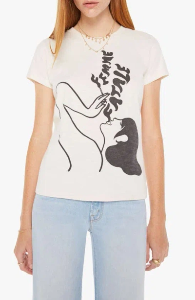 Mother The Sinful Embroidered T-shirt In Femme Fatale