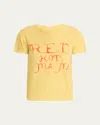 Mother The Sinful Short Sleeve Graphic T-shirt In Red Hot Mama