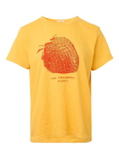 Mother The Sinful Graphic T-shirt In Yellow