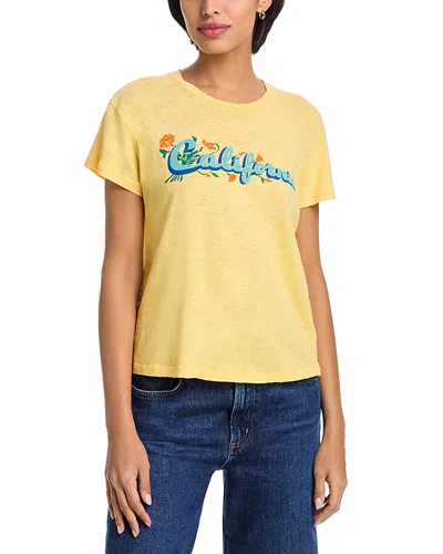 Mother The Sinful Graphic Tee In Yellow
