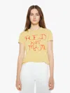 Mother The Sinful Short Sleeve Graphic T-shirt In Red