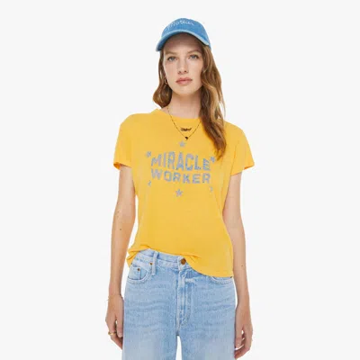 Mother The Sinful Miracle Worker Shirt In Yellow
