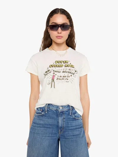 Mother The Sinful Super Stereo Shirt In White - Size X-small In Neutral