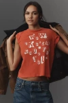 Mother The Sinful Short Sleeve Graphic T-shirt In Red
