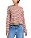 Mother The Skipper Bell Tee In Red