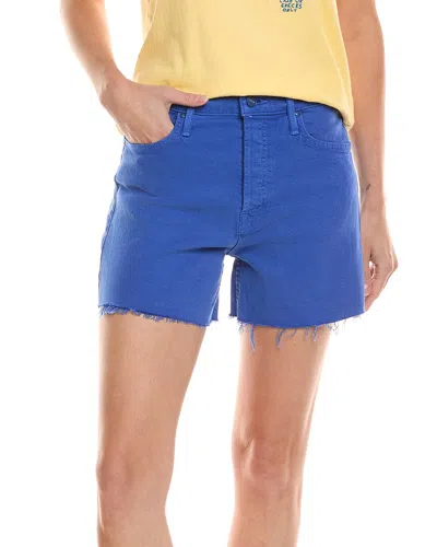 Mother The Skipper Denim Short In Blue