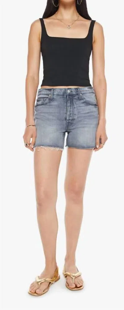 Mother The Skipper Short In Let's Ride In Black