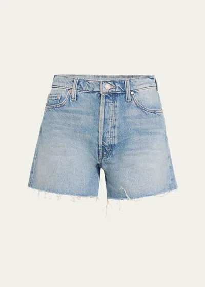 Mother The Skipper Short Long And Fray In Blue