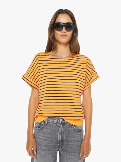 Mother The Skipper T-shirt In Orange
