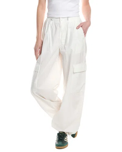 Mother The Skydiver Sneak Pant In White