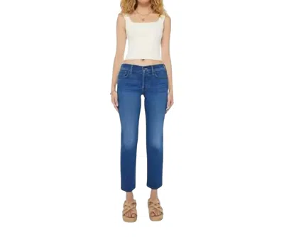 Mother The Slider Hover Jean In Coastal In Blue