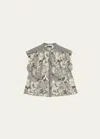 Mother The Slow Ride Button Down French Fairy Tale Sweater In Black - Size X-large In French Fai