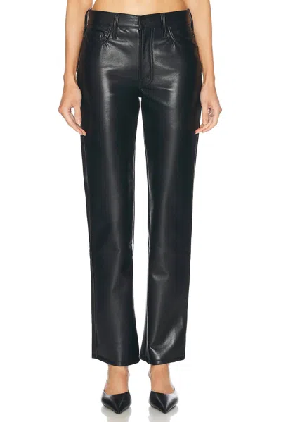 MOTHER THE SMARTY PANT SKIMP IN BLACK