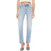 Mother The Smarty Pants Skimp High Waist Straight Leg Jeans