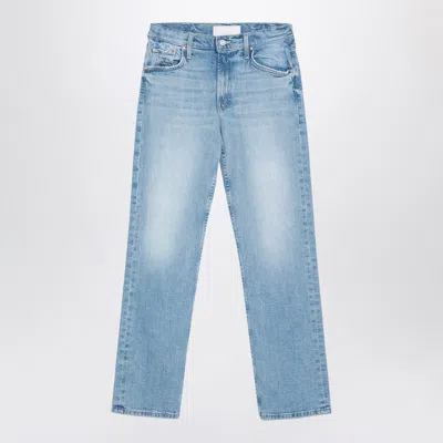 Mother The Smarty Pants Skimp Jeans In Washed Denim In Blue