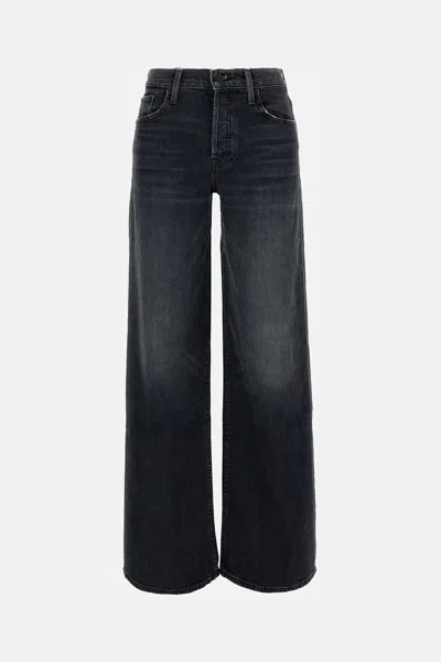 Mother The Smoothie Sneak Jeans In Black