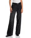 Mother The Smoothie Sneak Jeans In Nails For Dinner In Black