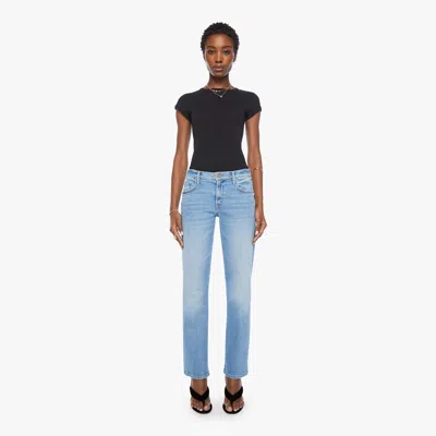 Mother The Spin Off Skimp Saddle Up Jeans In Blue