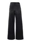 Mother 'the Spinner' Black Five-pocket Jeans With High Waist In Cotton Woman In Black