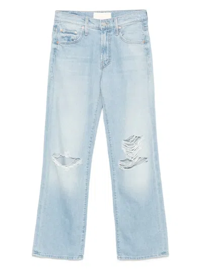 Mother The Spinner Jeans In Blue