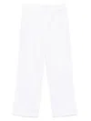 Mother The Spinner Zip Sneak Jeans In White