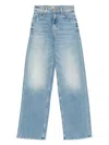 Mother The Spinner Straight-leg Jeans In Blue