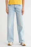 Mother The Spinner Wide Leg Jeans In Blue