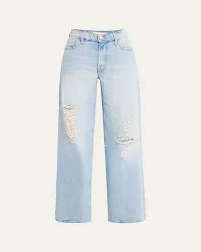 MOTHER THE SPINNER ZIP SNEAK JEANS