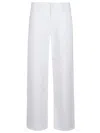 Mother The Rambler Zip Ankle Jeans In White