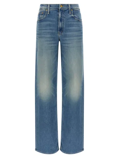 MOTHER THE SPINNER ZIP SNEAK JEANS