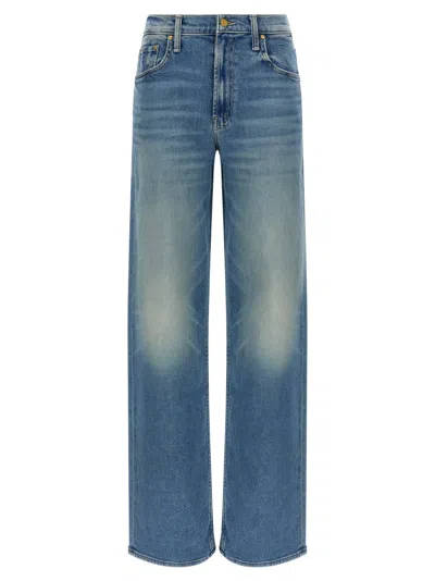 MOTHER MOTHER 'THE SPINNER ZIP SNEAK' JEANS